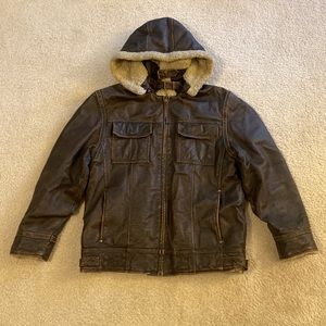 Wilson’s Genuine Leather Aviator Bomber Jacket